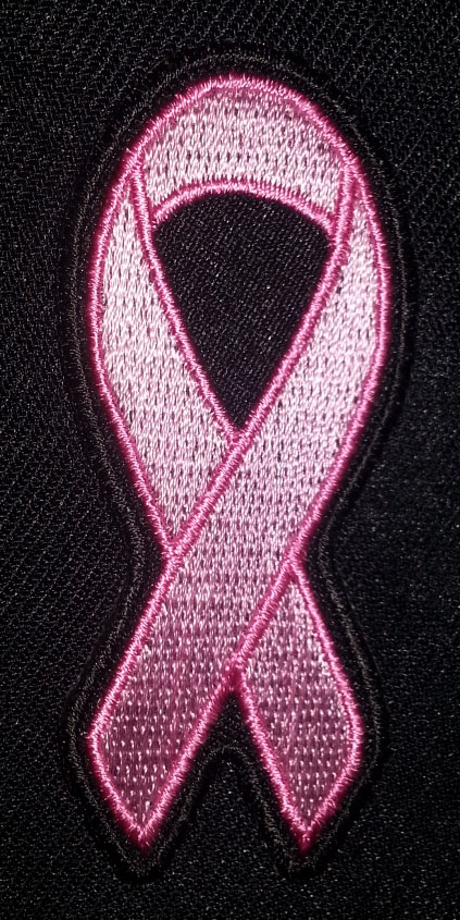 “Breast Cancer Ribbon” patch