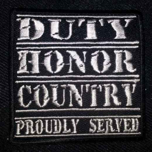 “Duty Honor Country Proudly Served” patch